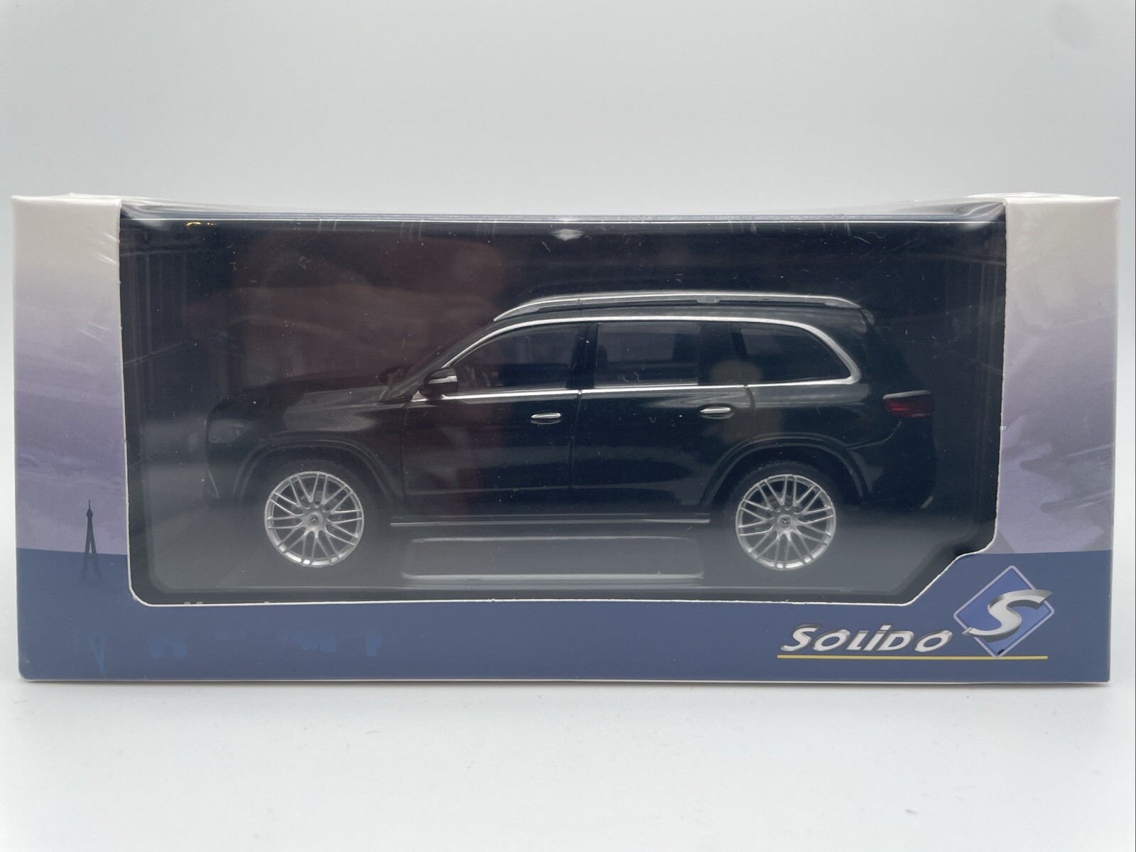 Mercedes-Benz GLS 1/43 Solido voiture miniature de collection gris métallisé