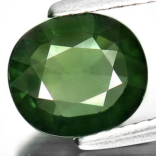 Green Sapphire 1.70 Ct. Oval Shape 8.3 x 7.3 Mm. Natural Gemstone From Thailand - Image 2 of 4