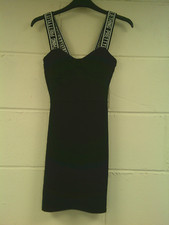 PRETTYLITTLE THING BLACK MINI DRESS - SIZE 6 - NEW WITHOUT TAGS