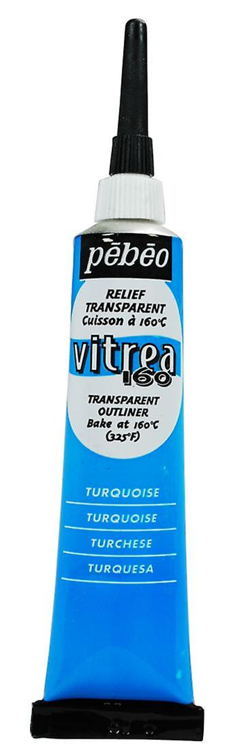 Contorni A Rilievo Vitrea 160 20 Ml  63 Turchese | Pebeo
