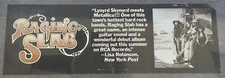 1989 promo poster ~ RAGING SLAB ~ Lynyrd Skynyrd Meets Metallica ~ 12x36