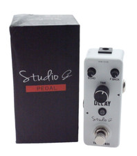 STUDIO G MINI DELAY Effects Pedal ECHO & F.BACK TRUE BYPASS - DC9V - 300 Series