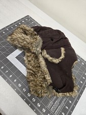 100 Acrylic Trappers style fur hat womens youth kids warm winter snow