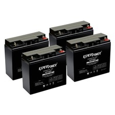 4 Pack: 12V 20Ah Baoshi 6-DZM-20 6DZM20 Scooter Mobility Replacement Battery