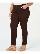 Dark Wash High Rise Slim Leg Jeans 