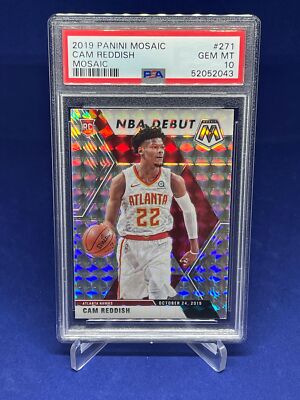 CAM REDDISH 2019-20 PANINI MOSAIC DEBUT WAVE PRIZM RC #271 PSA 10