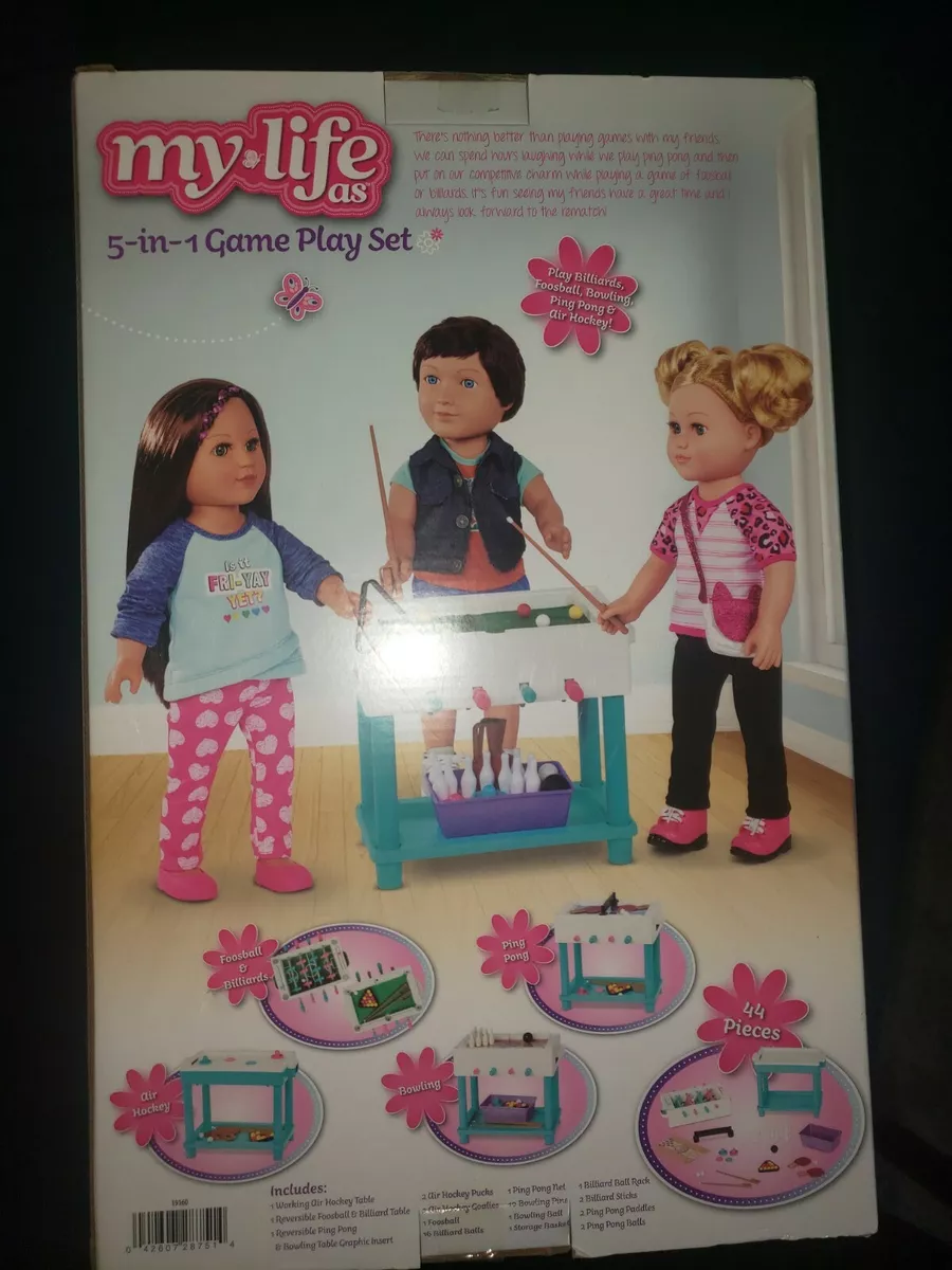 My Life As 5-in-1 Game Play Set for 18 Doll, 44 Pieces 