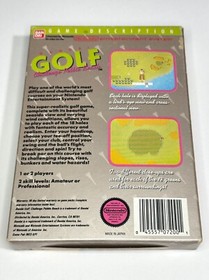 Bandai Golf: Challenge Pebble Beach (Nintendo NES) Tested, with box and manual