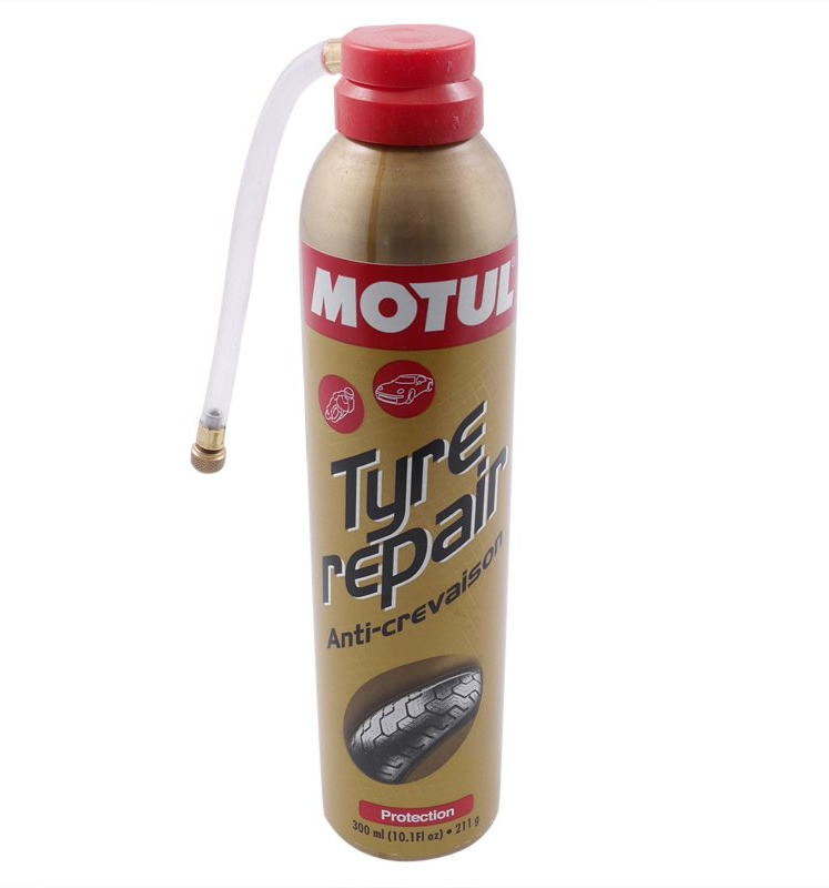 Motul Tyre Repair Anti-Puncture Inflates Motorcycle Car 300ml