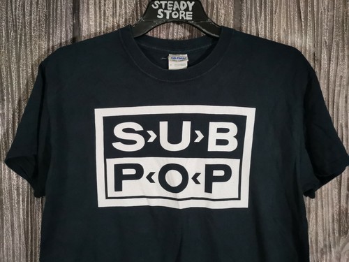 SUB POP1987〜92年ヴィンテージレーベルTシャツXL nirvana www.hitlocs