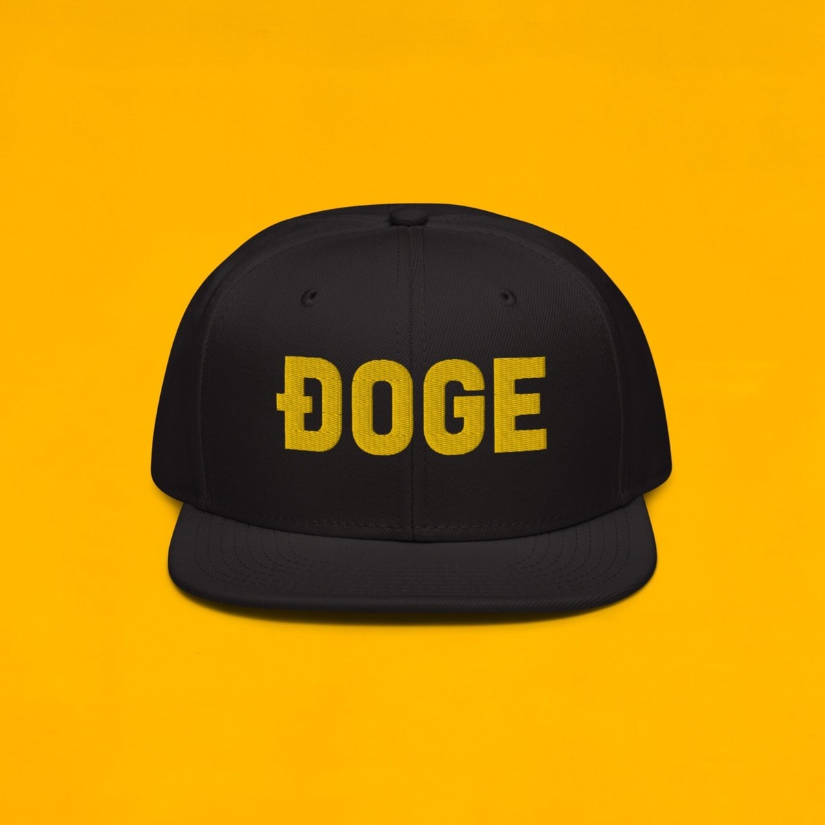 DOGE Dogecoin Crypto Snapback Hat