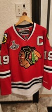 2013 Stanley Cup Champions Chicago Blackhawks Jonathan Toews Jersey 19 Mens XL