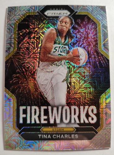 2023 Prizm WNBA Tina Charles Fireworks MOJO /25