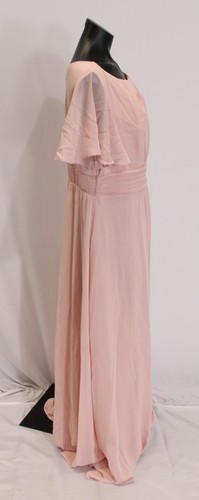 EverPretty Womens Kimora A-Line Round Neck Bridesmaid Dress AC2 Pink Size 14 NWT - Picture 3 of 4