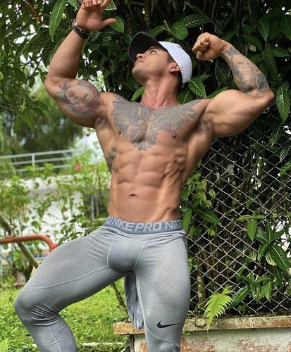 Mens Nike Pro Bodybuilding Spandex Gray 