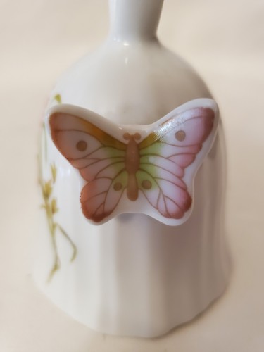 Vintage Porcelain 3D Butterfly Dinner UCGC Bell - Picture 5 of 7