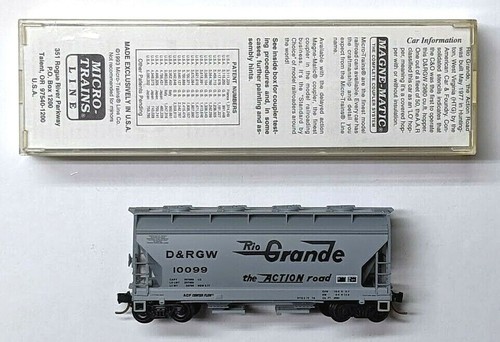 MTL Micro-Trains 92020 Denver Rio Grande Western DRGW 10099 2 bahías marcas NPT | Zustand: New