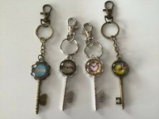 Homemade resin keychains keys keyring purse backpack gift