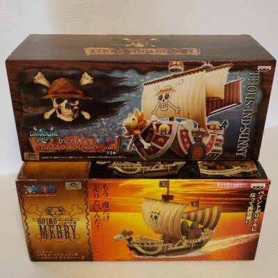 ONE PIECE Real Going Merry & Thousand Sunny Set of 2 Figure 200mm