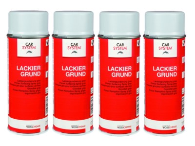 4x Spraydose 400ml Carsystem Lackiergrund Grundierung Haftgrund Lackpoint !