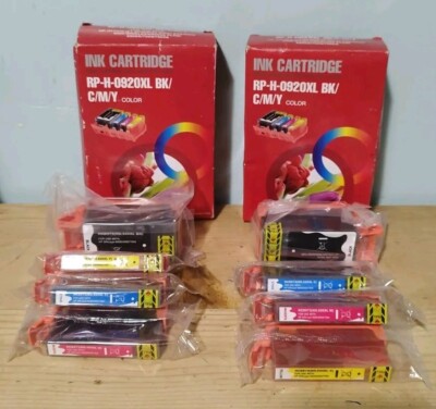 2 Komplettsets Tintenpatronen HP 920 XL Officejet 6500A 7000 7500A E609a gechipt
