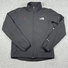The North Face TNF Apex Jacket Mens S Black Long Sleeve Full Zip Wind Hiking