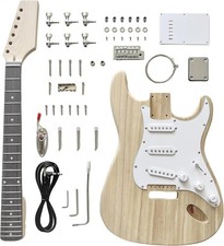 ST Style DIY Electric Guitar Kit,DIY Build Your Own Guitar,6-strings with Paulow