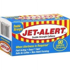 Jet-Alert Double Strength Caffeine 200 mg Caplets, 90 Ct