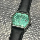 Seiko Delica Vintage Watch Green Dial Unisex 28mm 2415 7040 Rare Authentic