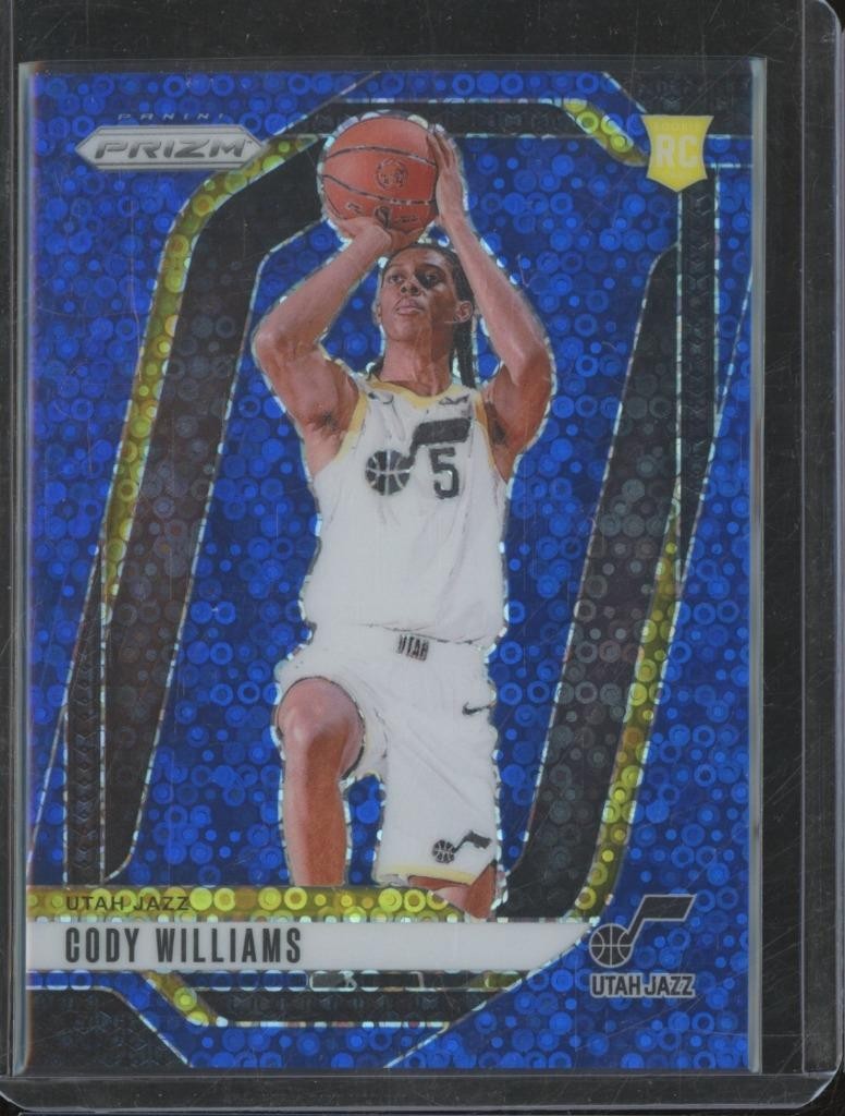 2024-25 Panini Prizm CODY WILLIAMS RC Rookie Fast Break Blue /150 #232 NBA NC21