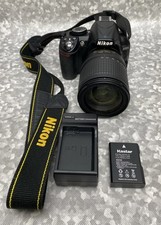 Nikon D3100 DSLR Camera w/ 18/135mm 1:3.5-56g ED Lenses  Batteries  Charger