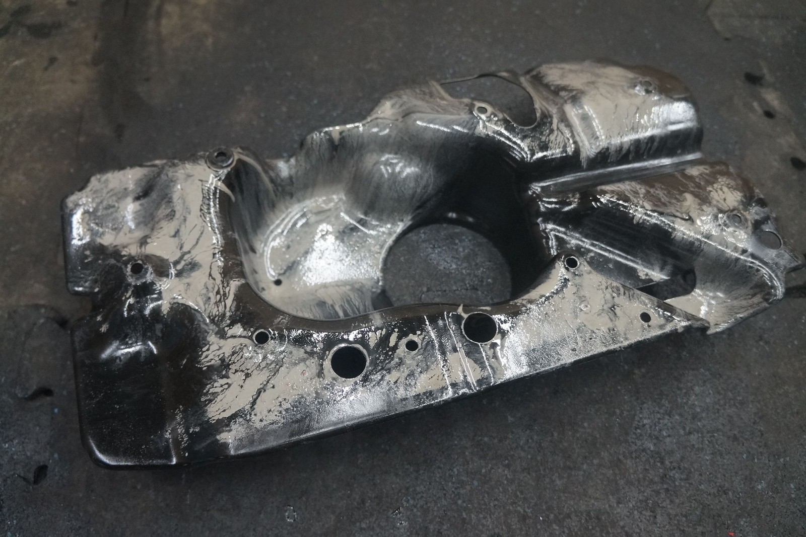 Engine Oil Sump Pan Shield Guard Panel 251166 OEM Ferrari California 2010
