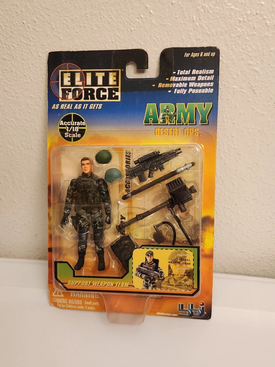 Elite Force Blue Box Military & Adventure Action Figures 2002 Year