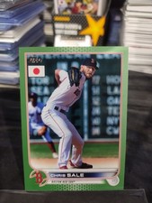 2022 Topps Japan Chris Sale Jade Green Parallel 15/75