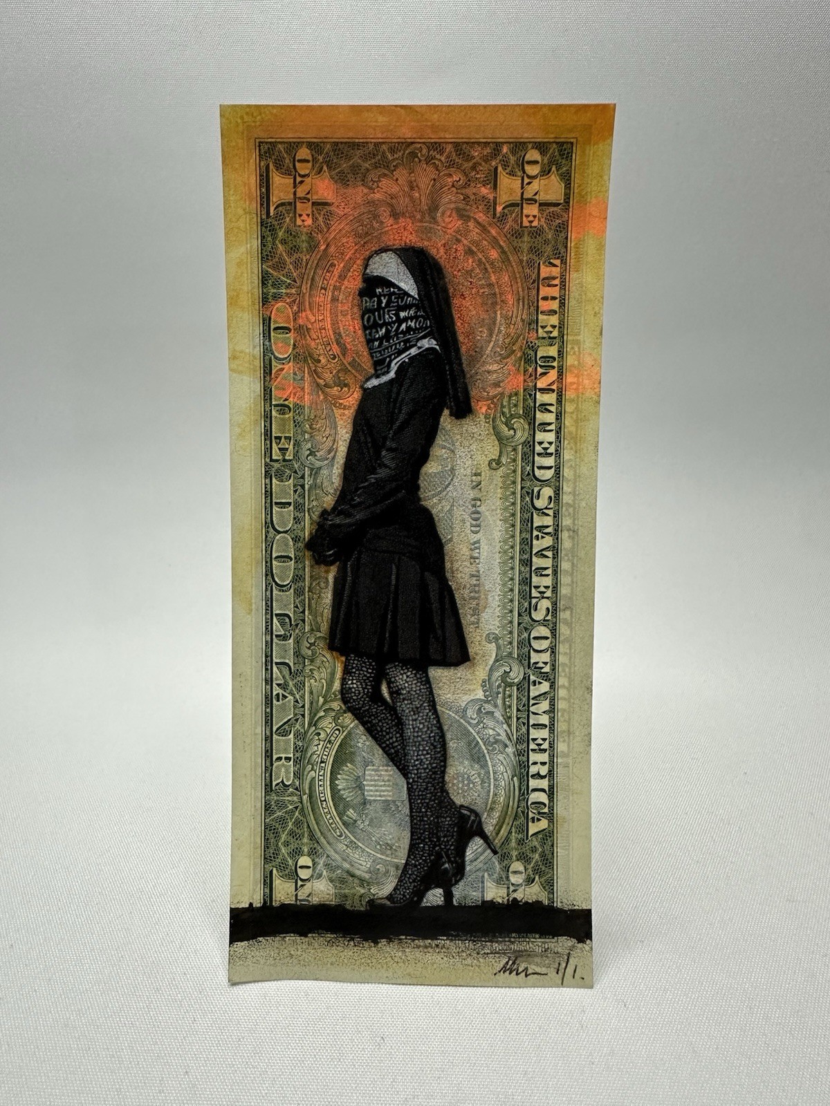 Chris Boyle - Masked Religion - 1/1 Money Art Collectable Dollar Coins