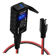 Motorcycle USB Charger SAE to USB Adapter Type C and Quick Charge USB 3.0