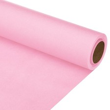 Wrapping Paper, 12"x400"(33') 80 GSM Craft Paper Roll Kraft Packing Paper Pink