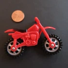 Vtg Tonka 1983 Hong Kong Made Dirt Bike Motorcycle Red Mini Vehicle