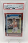 2024 Panini Donruss - Rated Rookie Bo Nix Optic Preview Red Wave Prizm PSA 10