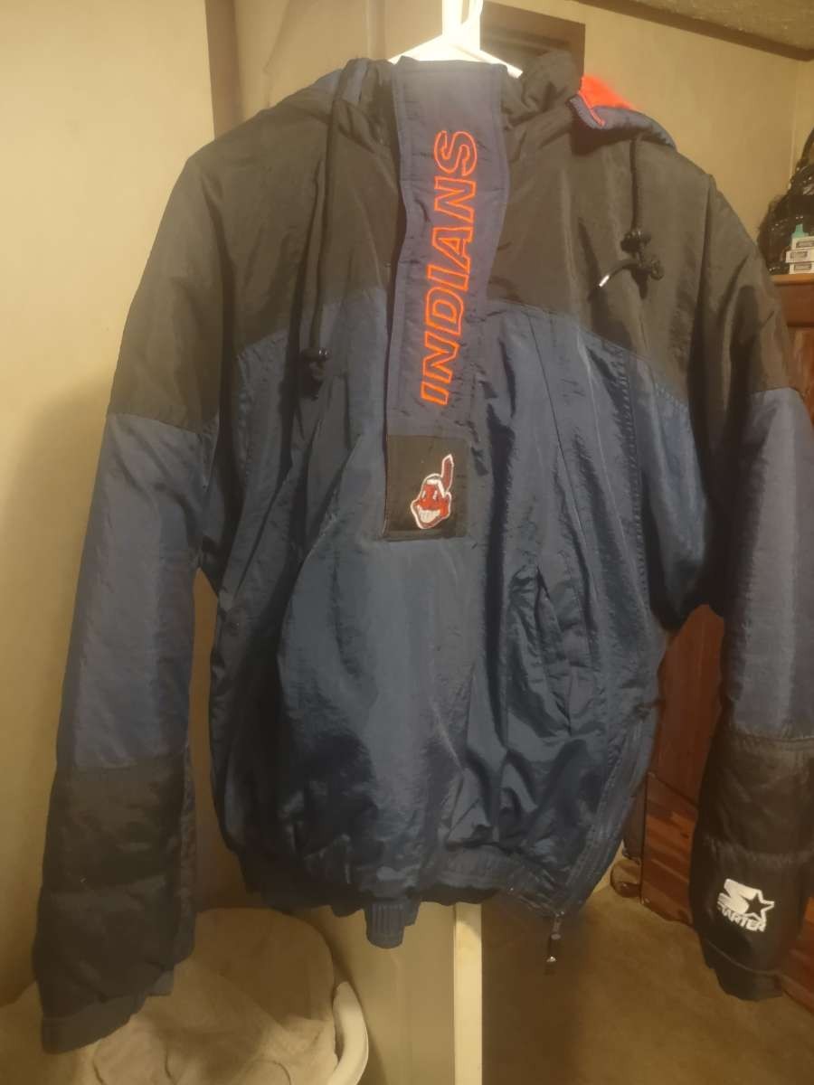 Half Zip Pullover Authentic Starter Puffer Coat. … - image 9