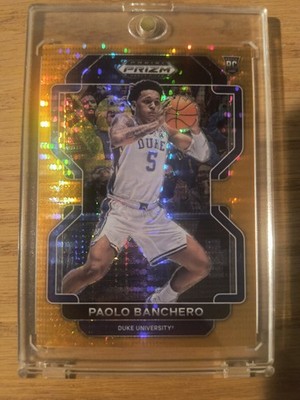 2022 Panini Prizm Draft Picks Paolo Banchero Rookie Orange /49