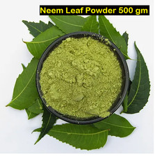 Organic Dried Neem Leaf Powder 500 gm For skin care and oral care Free Ship