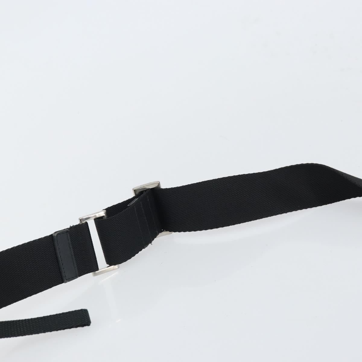 PRADA Shoulder Bag Nylon Black Silver Auth 163536 thumbnail 8