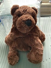 GUND Cozys Bear Plush Laying Down 11 Brown Stuffed Animal