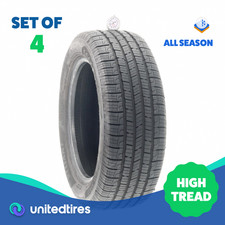 Set Of 4 Used 20555r16 Goodyear Reliant All-season 91v - 9.5-1032 Set Of 4 Used 20555r16 Goodyear Reliant All-season 91v - 9.5-1032