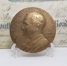 Harry S. Truman - US Mint 76mm Bronze Medal - Nice! M1