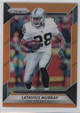 2016 Panini Prizm Orange Prizm 136/299 Latavius Murray #26 d4e
