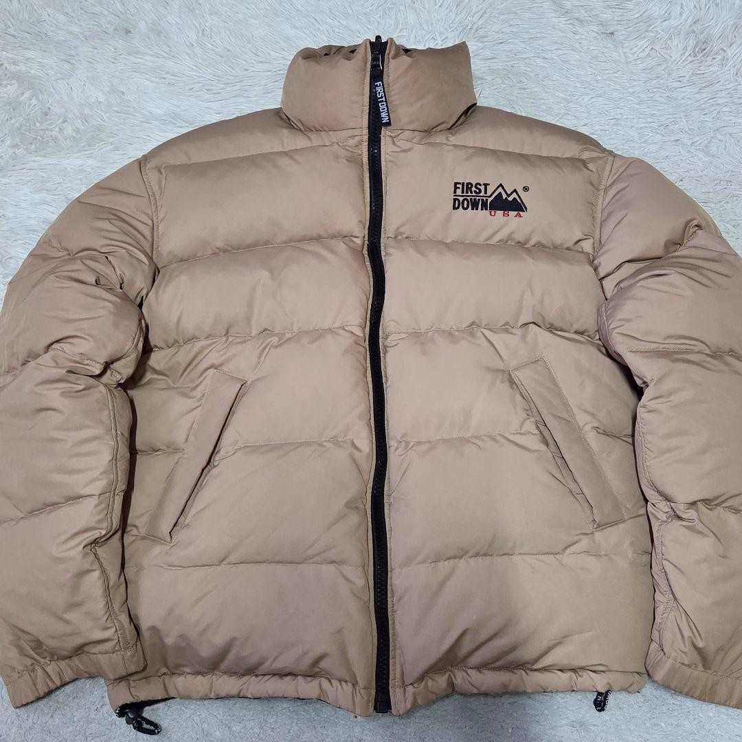 FIRST DOWN Reversible Panpan Down Jacket Size M B… - image 13