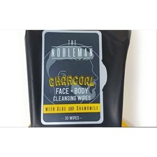 Face  Body Cleansing Wipes with Charcoal Deep Cleaning Exfoliating Pads 30