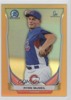 2014 Bowman Chrome Prospects Gold Refractor 37/50 Ryan McNeil #BCP59 0x5
